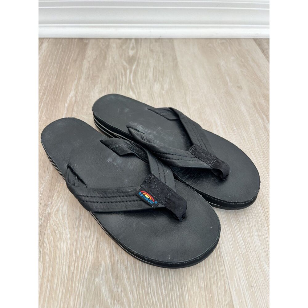 Rainbow Sandals Black Women's-Size 5.5-6.5
